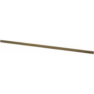 MAK-A-KEY Oversized Key Stock: 1/4" High, 1/4" Wide, 12" Long, Brass 0602500250-12