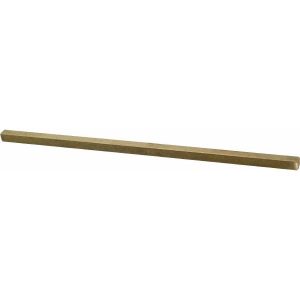 MAK-A-KEY Oversized Key Stock: 3/8" High, 3/8" Wide, 12" Long, Brass 0603750375-12