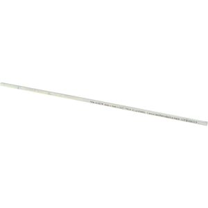 MAK-A-KEY Oversized Key Stock: 12" Long, Steel, Zinc-Plated C207-360404305