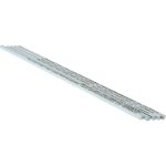 MAK-A-KEY Oversized Key Stock: 12" Long, Steel, Zinc-Plated C207-360505305