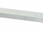 MAK-A-KEY Oversized Key Stock: 12" Long, Steel, Zinc-Plated C207-361610305