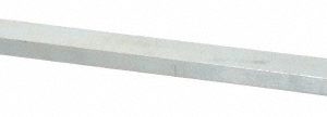 MAK-A-KEY Oversized Key Stock: 12" Long, Steel, Zinc-Plated C207-361610305