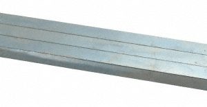 MAK-A-KEY Oversized Key Stock: 12" Long, Steel, Zinc-Plated C207-361212305