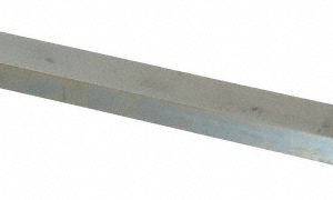 MAK-A-KEY Oversized Key Stock: 12" Long, Steel, Zinc-Plated C207-362514305