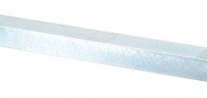 MAK-A-KEY Oversized Key Stock: 12" Long, Steel, Zinc-Plated C207-361616305