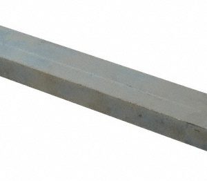 MAK-A-KEY Oversized Key Stock: 12" Long, Steel, Zinc-Plated C207-363218305