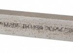 MAK-A-KEY Oversized Key Stock: 12" Long, Steel, Zinc-Plated 362020-305