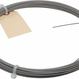 VALUE COLLECTION Music Wire Coil: 302 & 304 Stainless Steel, 0.063" Dia, 95' Long 32-0630-001C