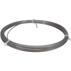 VALUE COLLECTION Music Wire Coil: 302 & 304 Stainless Steel, 0.08" Dia, 59' Long 32-0800-001C