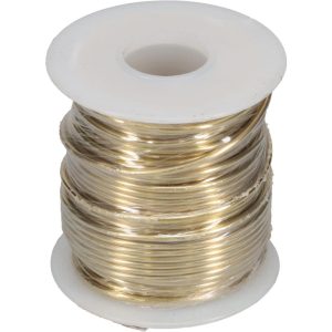 ARCOR ELECTRONIC COMPANY INC 14 Gage, 0.064" Dia x 83 Ft. Long, Soft Brass Wire K14