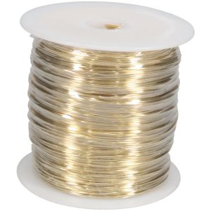 ARCOR ELECTRONIC COMPANY INC 18 Gage, 0.0403" Dia x 1,060 Ft. Long, Soft Brass Wire UIV18