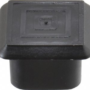 CAPLUGS Press-Fit Plug: 1" Tube OD, 11 ga, Square, 100 per Pack 99120244