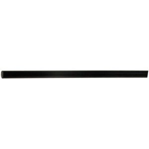 FIMOR NORTH AMERICA INC Plastic Rod: Polyurethane, 1/4" Dia, 12" Long, Black RBMP9000104