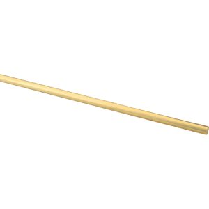 VALUE COLLECTION Brass Round Rod: 7/16" Dia, 72" Long, Alloy 360 CURD00133
