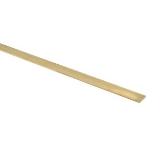 VALUE COLLECTION 1 Inch Wide x 1/8 Inch Thick x 72 Inch Long, Brass Rectangular Bar CUREC009456