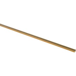VALUE COLLECTION 1/2 Inch Wide x 1/4 Inch Thick x 72 Inch Long, Brass Rectangular Bar CUREC00275