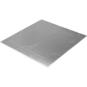 VALUE COLLECTION Aluminum Sheet: 12" Long, 12" Wide, 1/8" Thick, Alloy 5052-H32 XALFLR079441X1