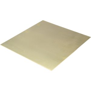VALUE COLLECTION 0.064 Inch Thick x 12 Inch Wide x 12 Inch Long, Brass Sheet XCUFLR071611X1