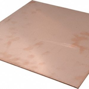 VALUE COLLECTION 1/8 Inch Thick x 12 Inch Square, Copper Sheet XCUFLR071521X1