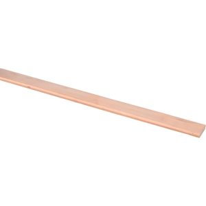 VALUE COLLECTION 1/4 Inch Thick x 1 Inch Wide x 72 Inch Long, Copper Rectangular Bar CUREC00229