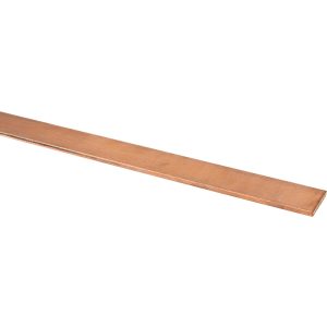 VALUE COLLECTION 1/4 Inch Thick x 2 Inch Wide x 72 Inch Long, Copper Rectangular Bar CUREC01230