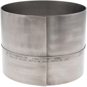 PRECISION BRAND Shim Stock: 0.018'' Thick, 100'' Long, 6" Wide, 1010 Low Carbon Steel 16560