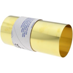 TRINITY BRAND INDUSTRIES Shim Stock: 0.003'' Thick, 60'' Long, 6" Wide, 260 Alloy Brass M-BBN60-3