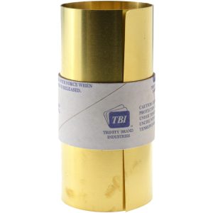 TRINITY BRAND INDUSTRIES Shim Stock: 0.008'' Thick, 60'' Long, 6" Wide, 260 Alloy Brass M-BBN60-8