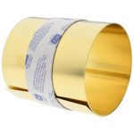 TRINITY BRAND INDUSTRIES Shim Stock: 0.02'' Thick, 60'' Long, 6" Wide, 260 Alloy Brass M-BBN60-20