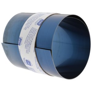 TRINITY BRAND INDUSTRIES Shim Stock: 0.015'' Thick, 50'' Long, 6" Wide, 1095 High Carbon,Blue Tempered Spring Steel M-6BLT50-15