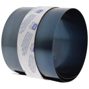 TRINITY BRAND INDUSTRIES Shim Stock: 0.025'' Thick, 50'' Long, 6" Wide, 1095 High Carbon,Blue Tempered Spring Steel M-6BLT50-25