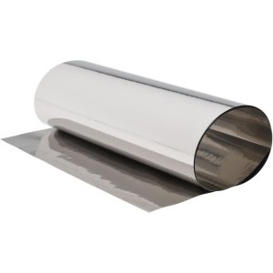 TRINITY BRAND INDUSTRIES Shim Stock: 0.0005'' Thick, 50'' Long, 6" Wide, 302 Stainless Steel M-SN-X
