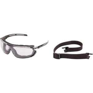 UVEX Safety Glasses; Glasses Style: Large Unilens Sealed Eyewear ; Lens Coating: Uvextra Anti Fog ; Frame Style: Frameless ; Frame Design: Frameless ; Lens Color: Clear ; Frame Color: Clear S4040PLUS