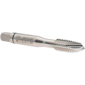 BALAX Spiral Point Tap: M10x1.5 Metric Coarse, 3 Flutes, Plug Chamfer, Powdered Metal HSS, Bright/Uncoated Coated 31075-000