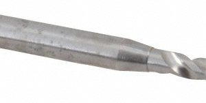 BALAX Spiral Flute Tap: #10-32, UNF, 3 Flute, Modified Bottoming Chamfer, Powdered Metal, Bright/Uncoated Finish 40074-010