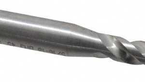 BALAX Spiral Flute Tap: 5/16-18, UNC, 3 Flute, Modified Bottoming Chamfer, 3B Class of Fit, Powdered Metal, Bright/Uncoated Finish 40103-010