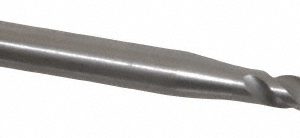BALAX Spiral Flute Tap: #8-32, UNC, 3 Flute, Modified Bottoming Chamfer, 2B Class of Fit, Powdered Metal, Bright/Uncoated Finish 40053-010