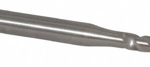 BALAX Spiral Flute Tap: M5x0.8, Metric Coarse, 3 Flute, Modified Bottoming Chamfer, 4H Class of Fit, Powdered Metal, Bright/Uncoated Finish 43044-010