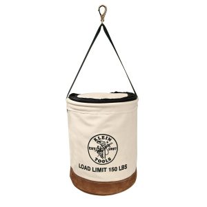 KLEIN TOOLS Tool Bucket: 1 Pocket 5104CLR17