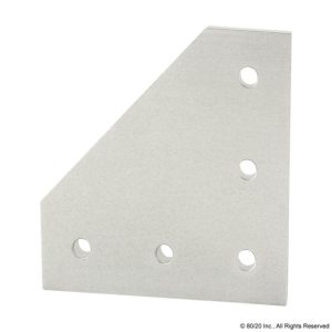 80/20 INC. 90 deg Angled Joining Plate: Use with Series 40 & Bolt Kit 75-3422 40-4351
