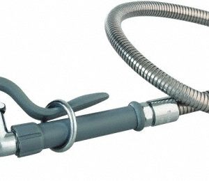 T&S BRASS Faucet Replacement Pre-Rinse Spray with Flexible SS Hose B-0100