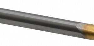 SGS Square End Mill: 5/64" Dia, 3/16" LOC, 2 Flute, Solid Carbide 39309