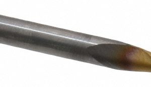 SGS Square End Mill: 5/32" Dia, 1/2" LOC, 2 Flute, Solid Carbide 39319