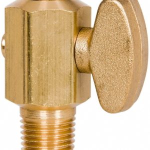 PARKER 1/4" Pipe, Male Pipe Drain Cock & Shutoff Valve DCR601-4