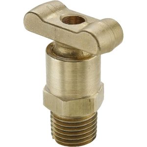 PARKER 3/8" Pipe, Male Pipe Drain Cock & Shutoff Valve DC603-6