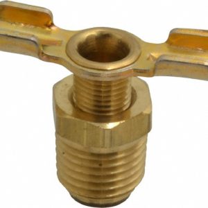 PARKER 1/4" Pipe, External Seal Drain Cock & Shutoff Valve DC604-4