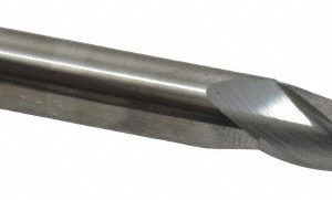 SGS Square End Mill: 5/16" Dia, 13/16" LOC, 3 Flute, Solid Carbide 30539
