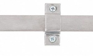 DON-JO 8" Long, 1" Wide Stainless Steel Surface Bolt 1582-626