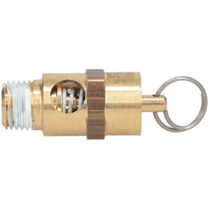CONRADER ASME Safety Relief Valve: 1/4" Inlet, 116 CFM, 125 Max psi SRV25-125