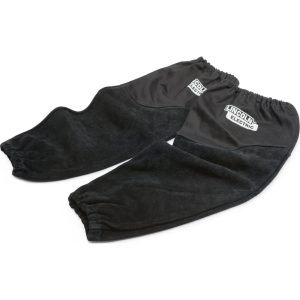 LINCOLN ELECTRIC Welding, Heat & FR Sleeve: Size Universal, Kevlar & Leather, Black K3111-ALL